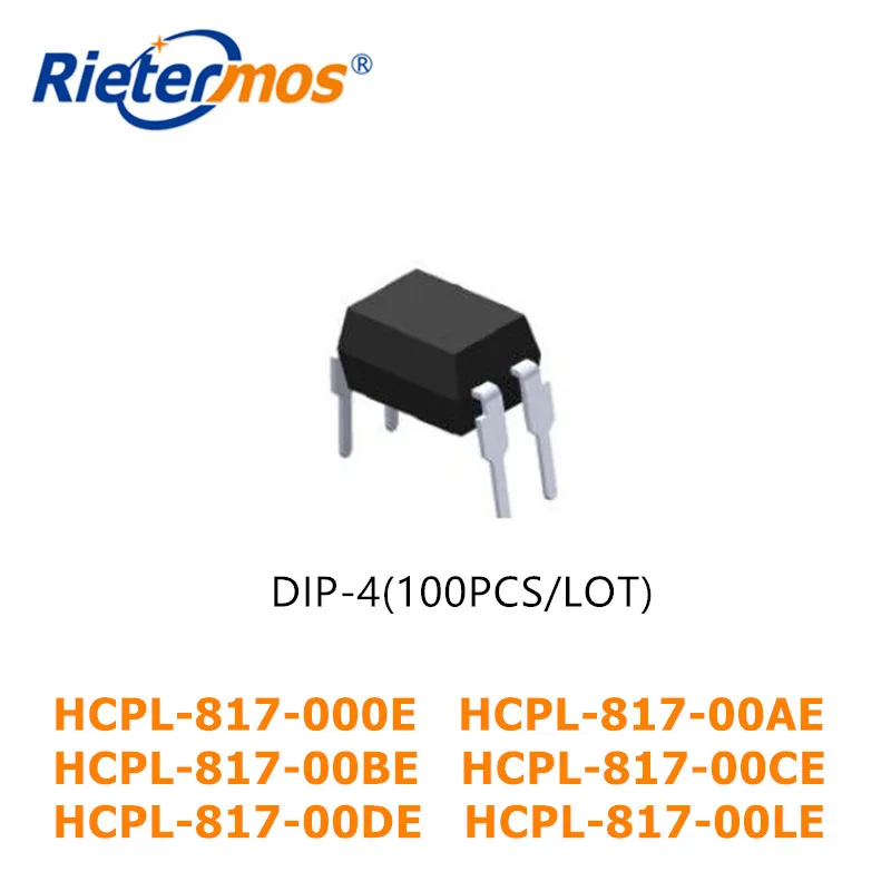 

100PCS DIP4 HCPL-817-000E HCPL-817-00AE HCPL-817-00BE HCPL-817-00CE HCPL-817-00DE