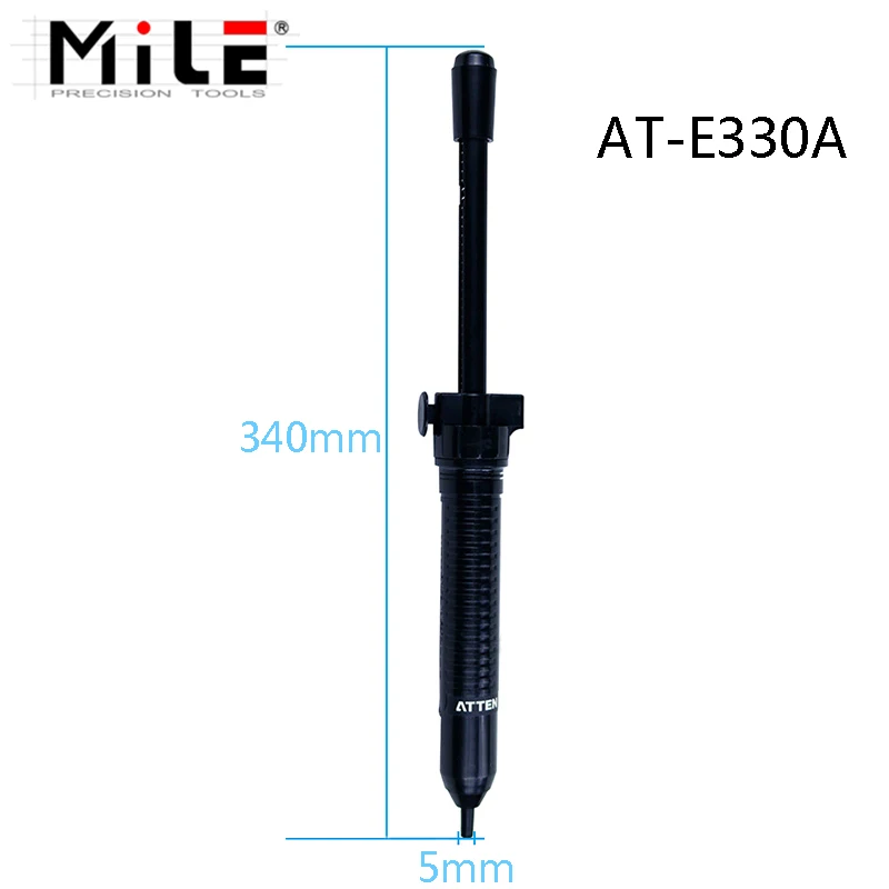 Atten industrial grau poderoso otário de solda de dupla finalidade ferro de solda elétrica desoldering arma anti-estática bico de bomba de lata