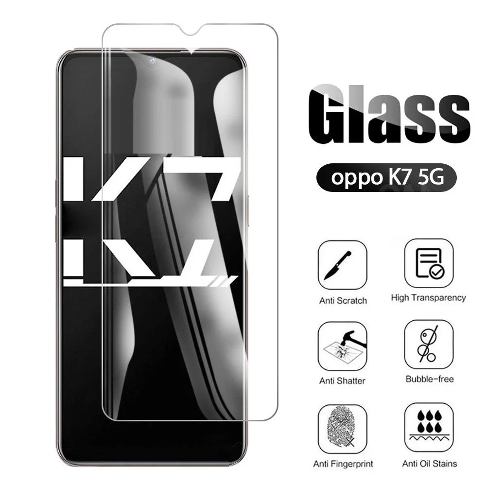 Tempered Glass For OPPO K7 5G Glass Screen Protector 9H Premium Tempered Glass for OPPO K7 5G Protective Film