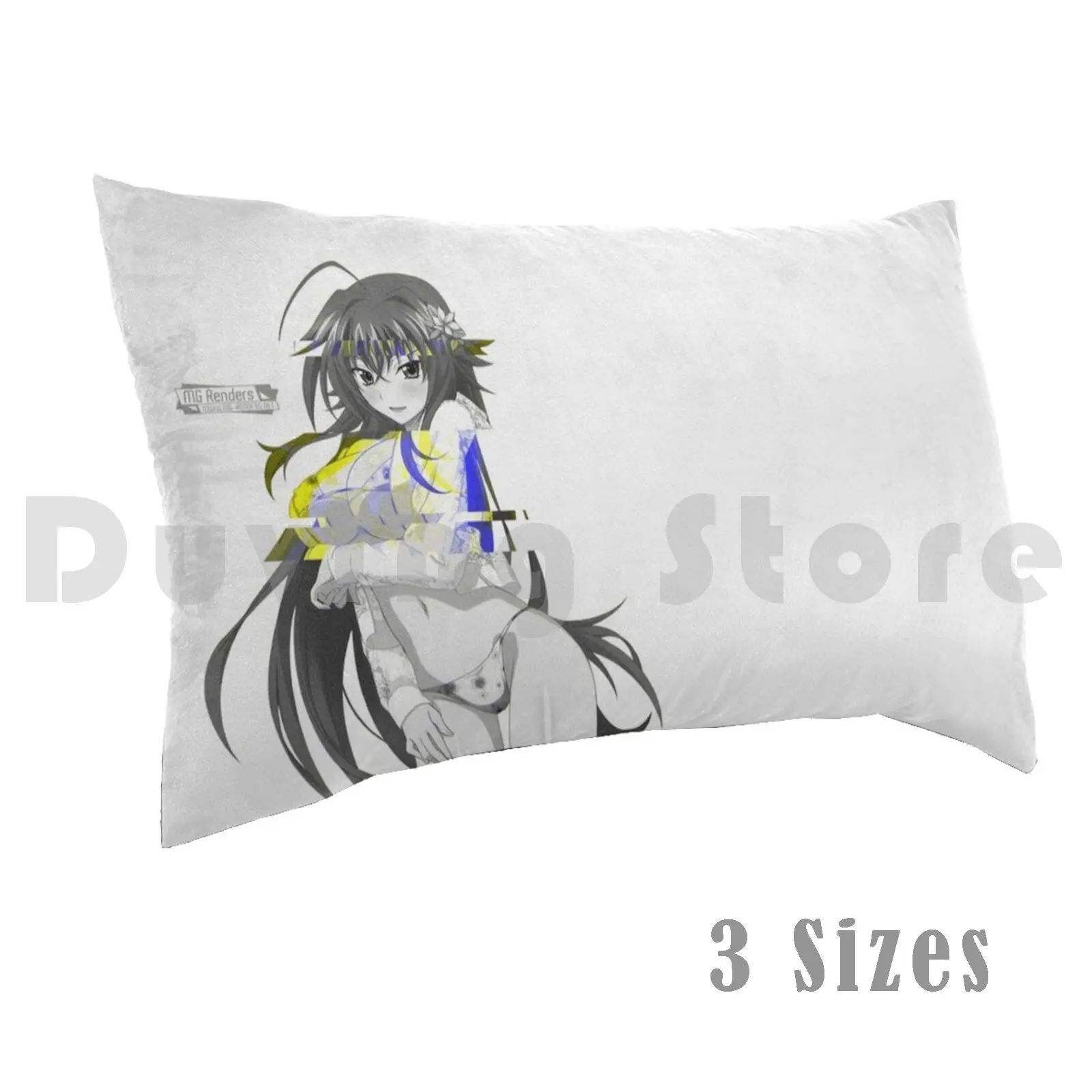 Rias Gremory Glitch 11Pillow case Anime Manga Japan Cute Funny Japanese Kawaii Retro Tumblr Water Girls