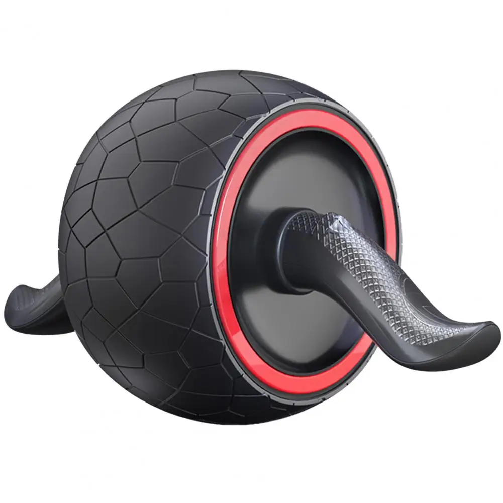 Abs Roller Wheel Non-Slip Ergonomic Handle Multipurpose Automatic Rebound Abdominal Muscles Roller for Home Gym Fitness