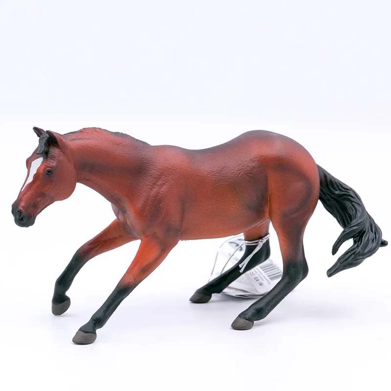 CollectA Horse Country Farm Animals Quarter Horse Stallion - Bay Plastic PVC Simulation Toys for Children #88584