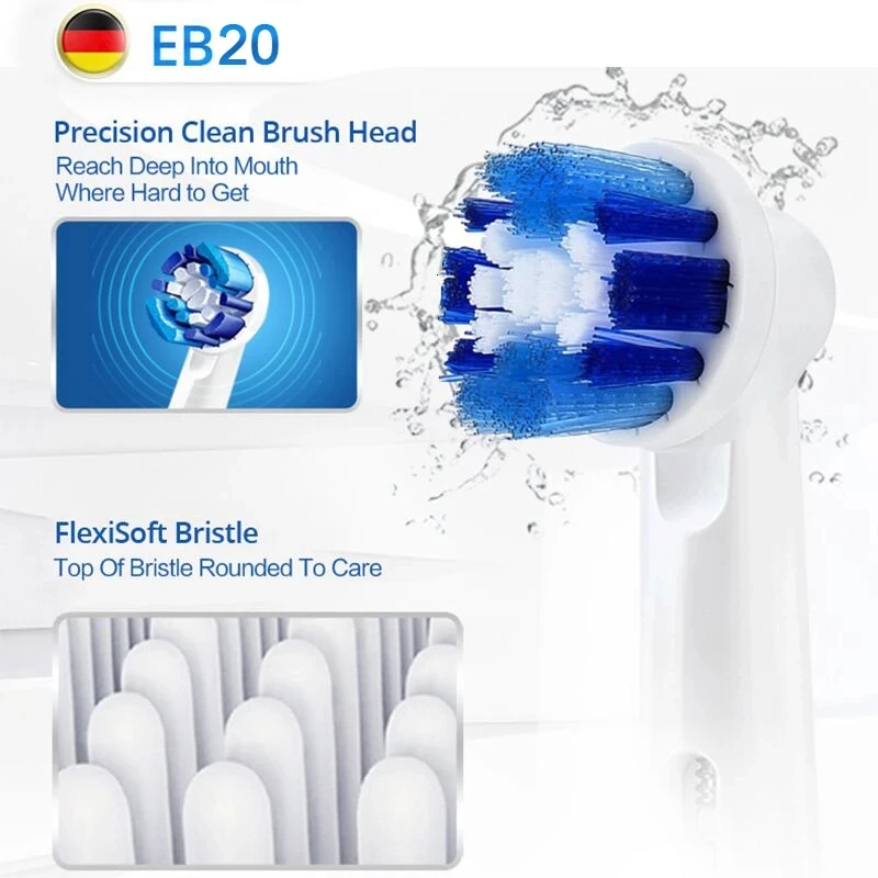 Original Oral B Electric Toothbrush 2 Minutes Timer Rotation Cleaning Teeth Brush Inductive Charging Waterproof Teeth Cleaner