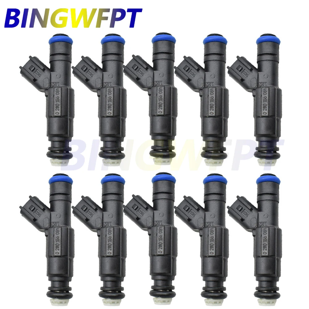 

10Sets High Quality Fuel Injectors For Marine Mercruiser 350 MAG 5.0L 4.3L 6.2L OEM 885176 0280156081 12567905