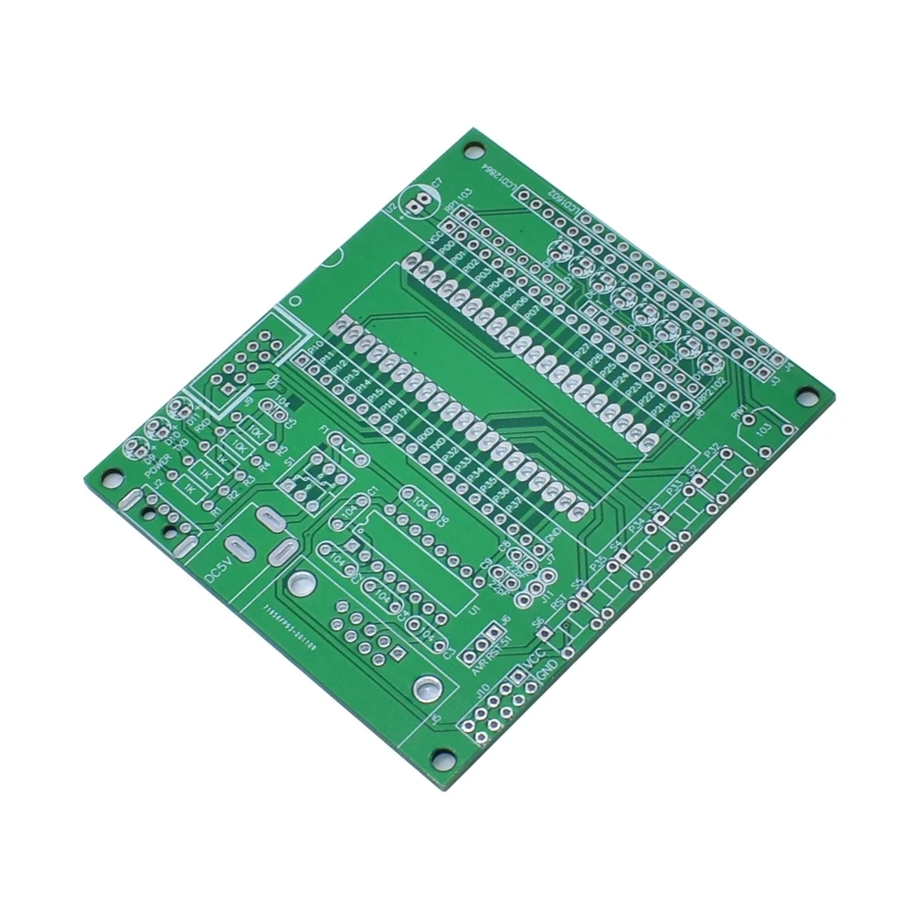 DIY learning board kit suit the parts 51/AVR microcontroller development board learning board STC89C52