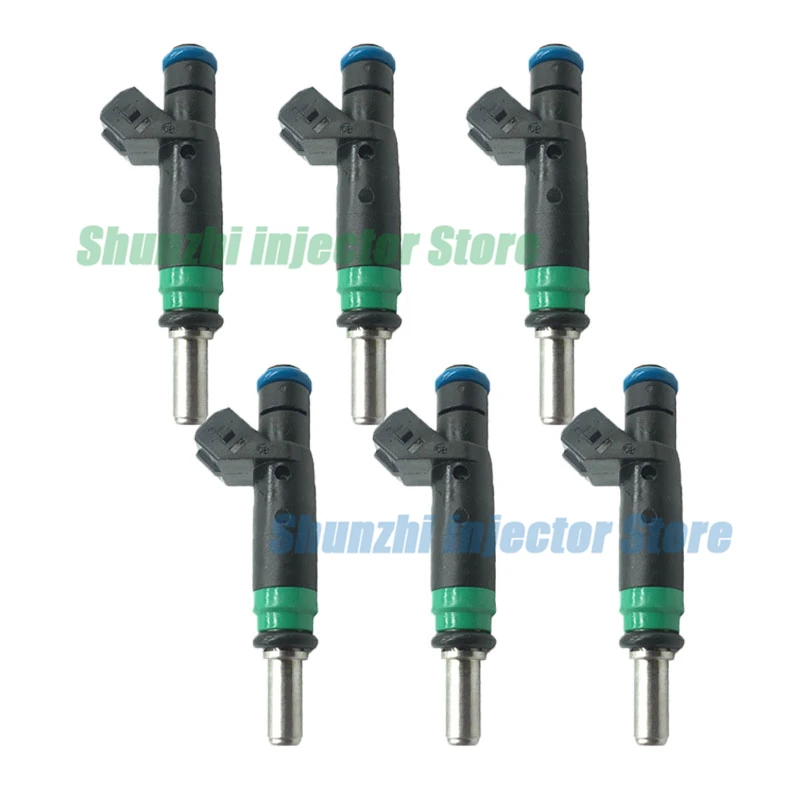 6pcs Fuel Injector Nozzle For BMW 7 E65 4.4 Petrol 245Kw Fuel Rail With Injectors 7514611 7514610 7525721