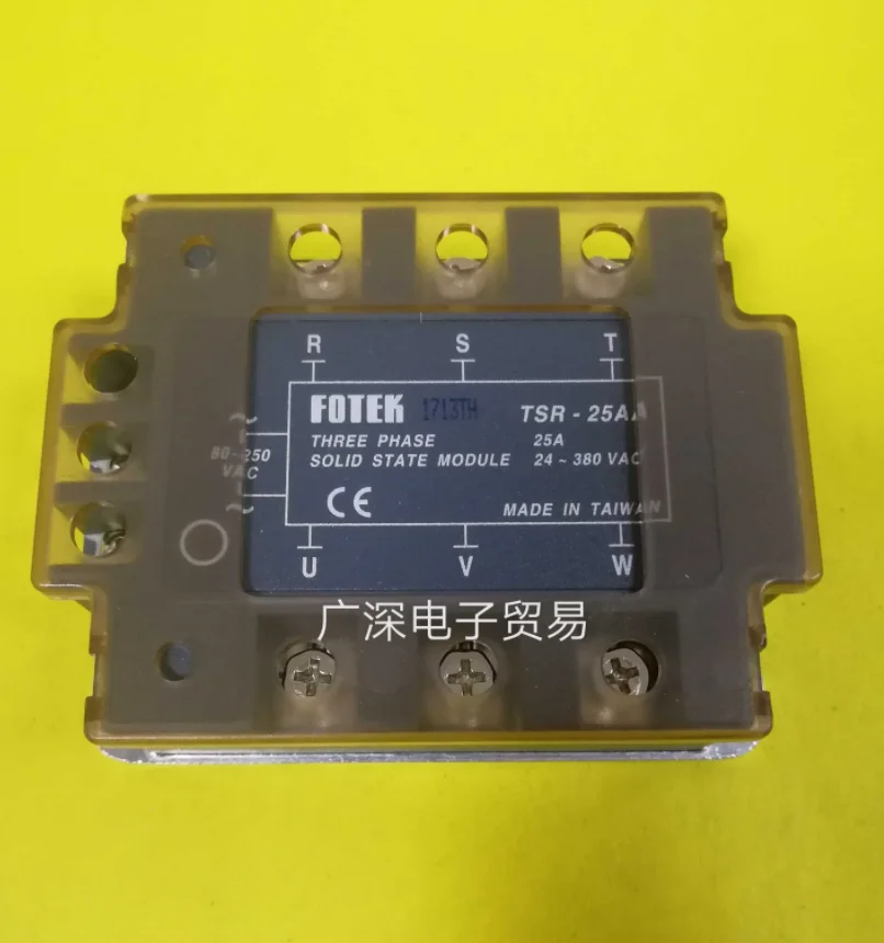 

Taiwan new original FOTEK three-phase solid state relay TSR-25AA