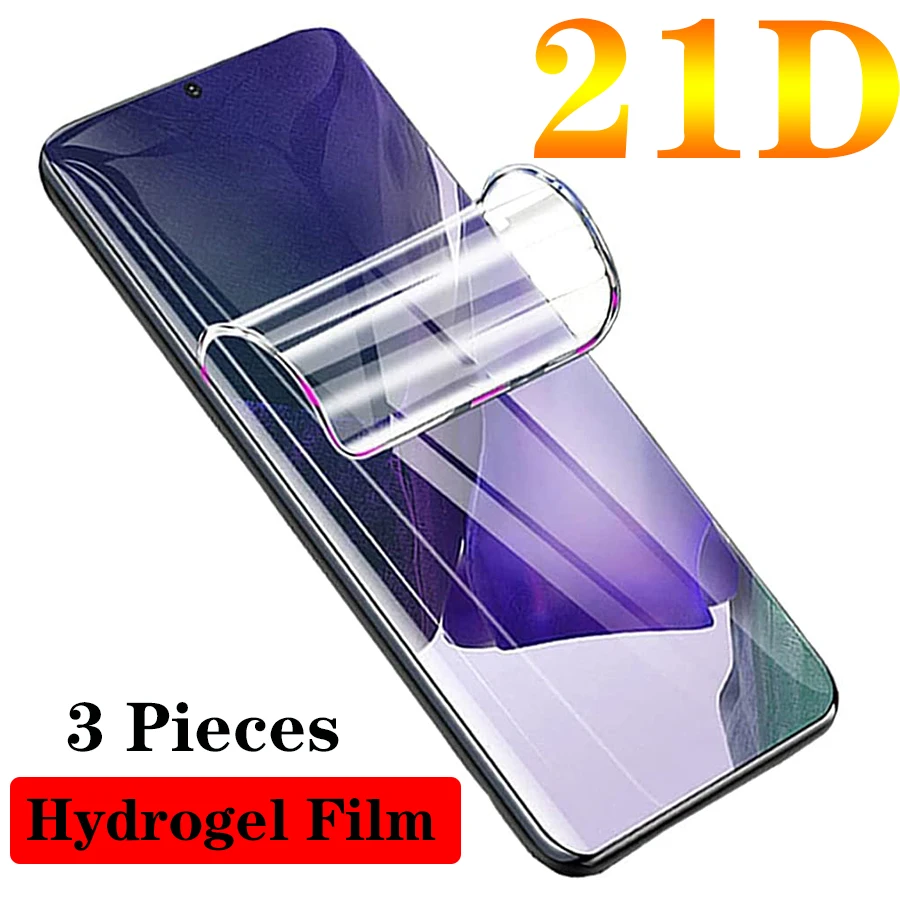 

3PCS Hydrogel Film For Samsung Galaxy A52 A72 A51 A50 A71 A70 TPU Screen Protector For Samsung S8 S9 S10 S20 S21 Plus Ultra 5G