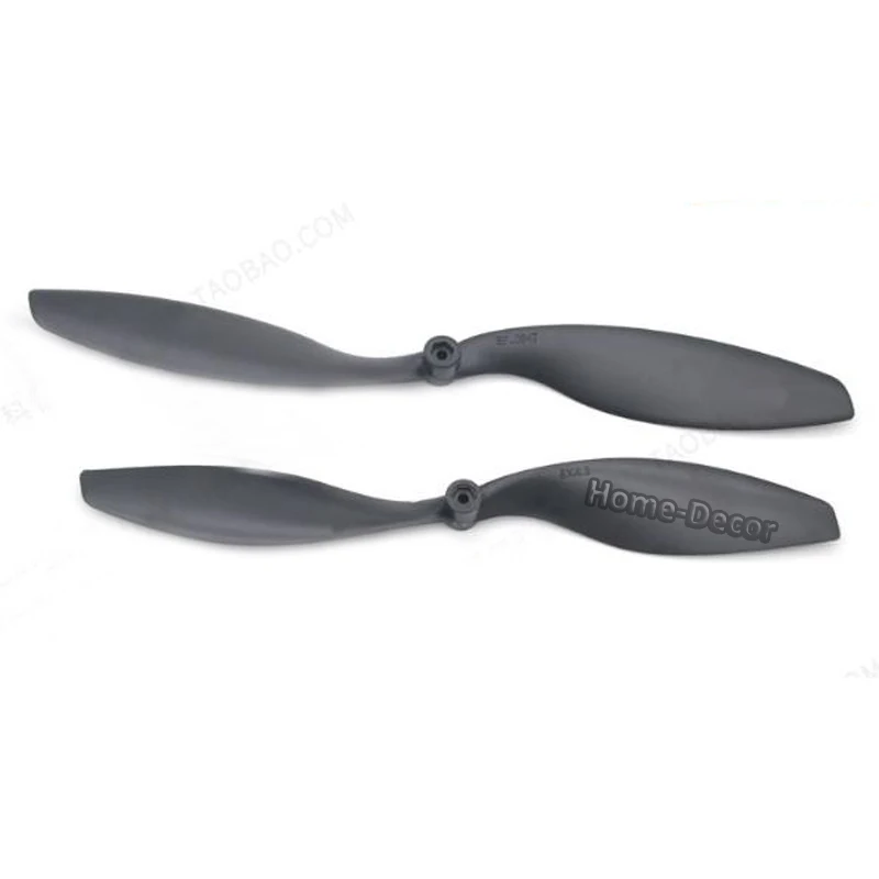 4 PCS DIY UAV Unmanned Aerial Vehicle Propeller Black Plastic Propeller Plane Airplanes Model  Windstick Propeller