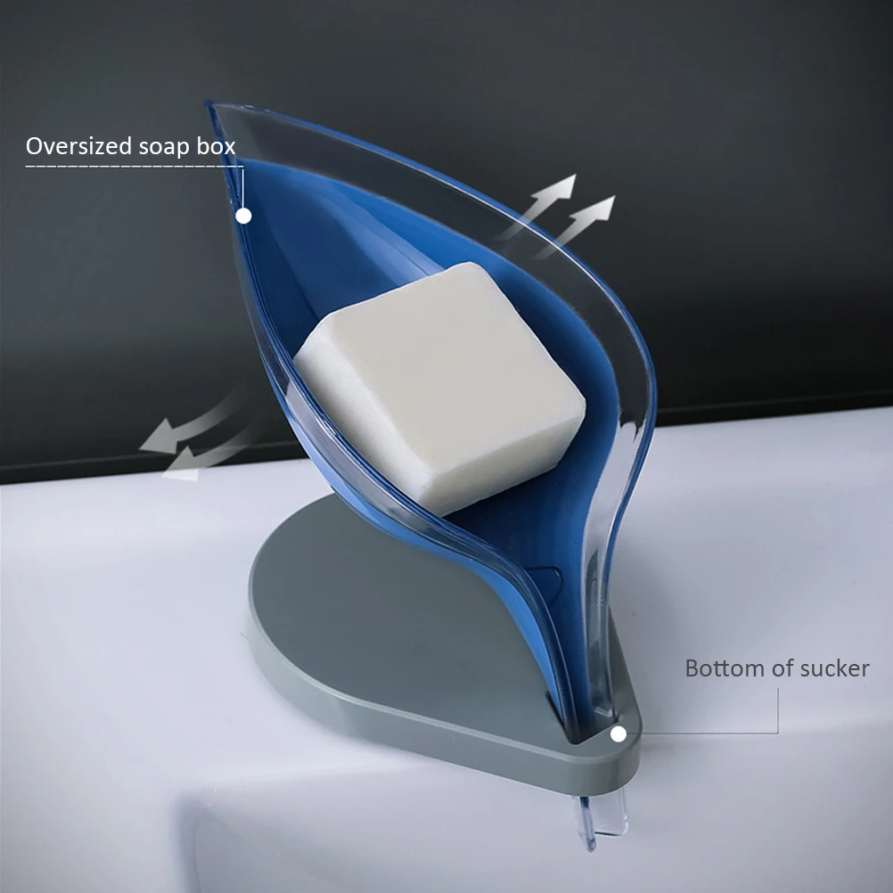 Seife Halter Blatt Form Wc Dusche Tray Ablassen Rack Seife Lagerung Trocknen Rack Reinigung Pinsel Fall Badezimmer Gadgets