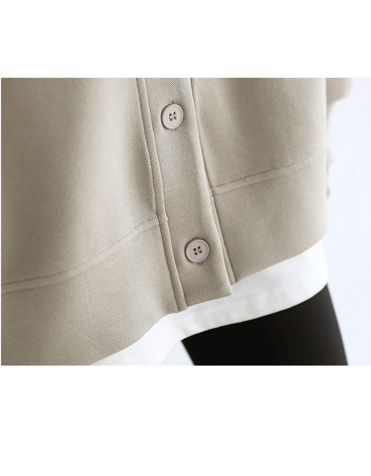 CHIC VEN Korean Women's Sweatshirts Solid Plush Thick Warm Loose Casual Female Tops Office Lady Coats Jacket Autumn Winter 2026
