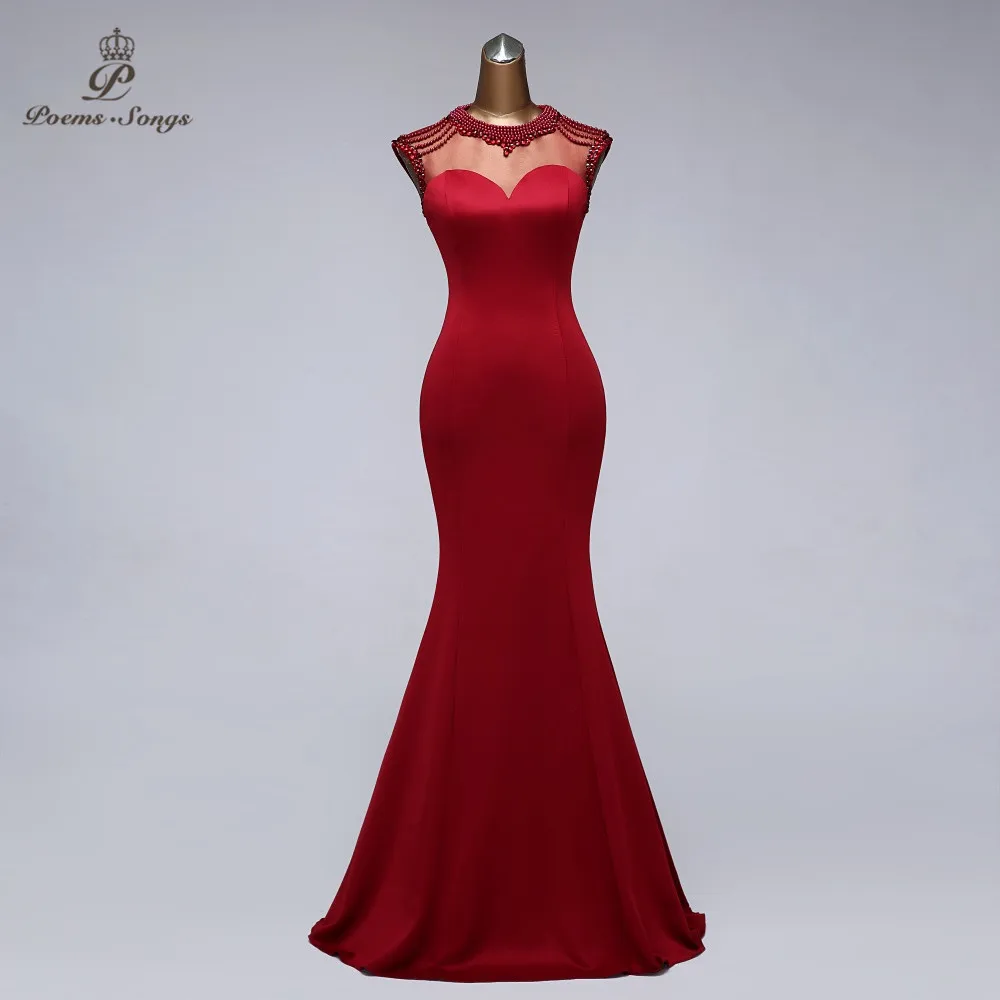 Sexy new style evening dress formal dress women elegant prom dresses mermaid dress vestidos de fiesta de noche