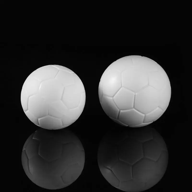 Futbolín de resina blanca para interiores, pelota de fútbol Fussball de 32mm y 36mm, puzle de juguete para niños, Entretenimiento inteligente, 2