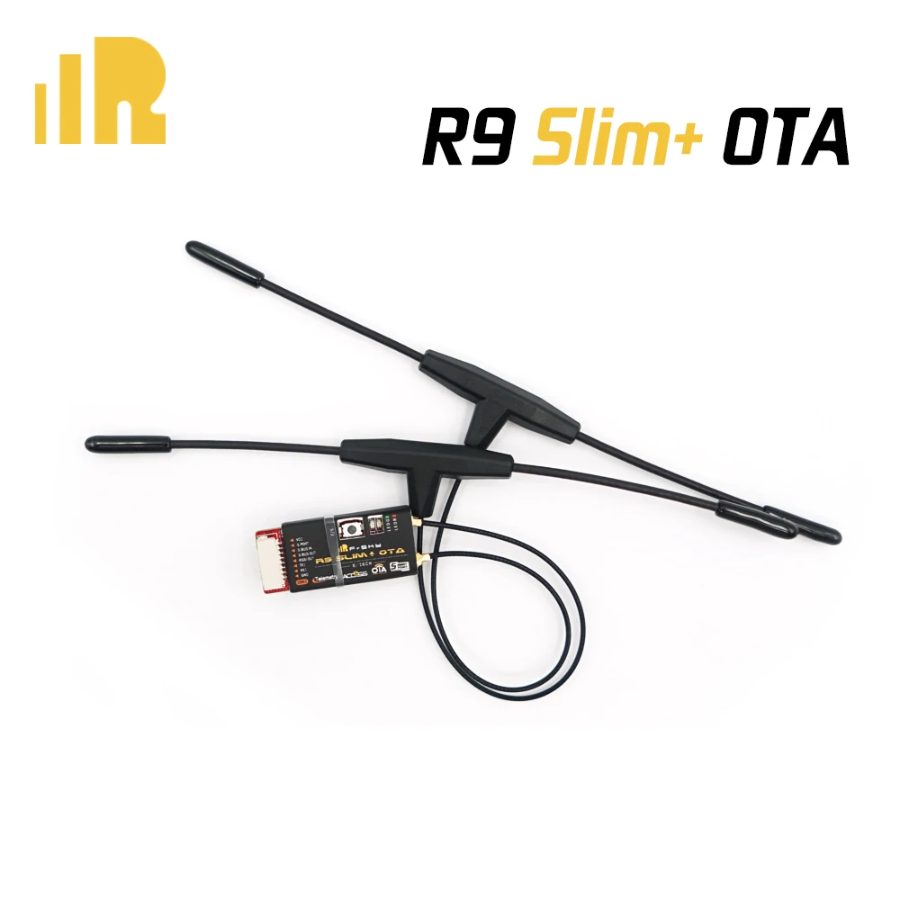 FrSky R9 Slim+OTA Receiver ACCESS 900MHz Long Range 6 PWM outputs with Dual T Antennas