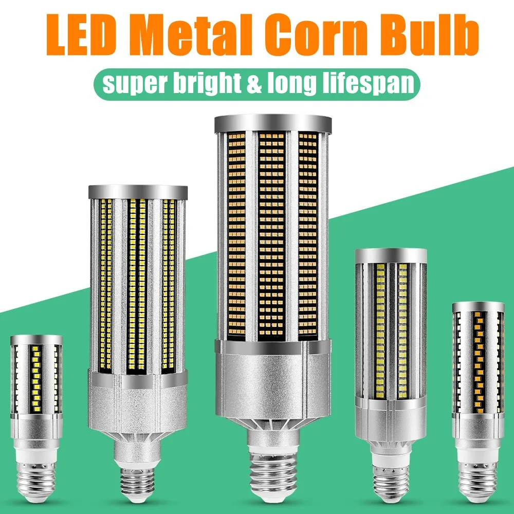 LED Lamp E27 LED Corn Bulb Super Bright LED Bulb For Outdoor Workshop Warehouse Lighting 110V 220V