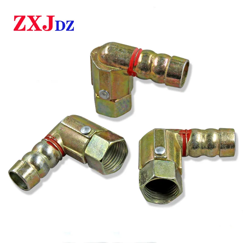

2 pcs LPG cooker air inlet fitting universal joint elbow joint