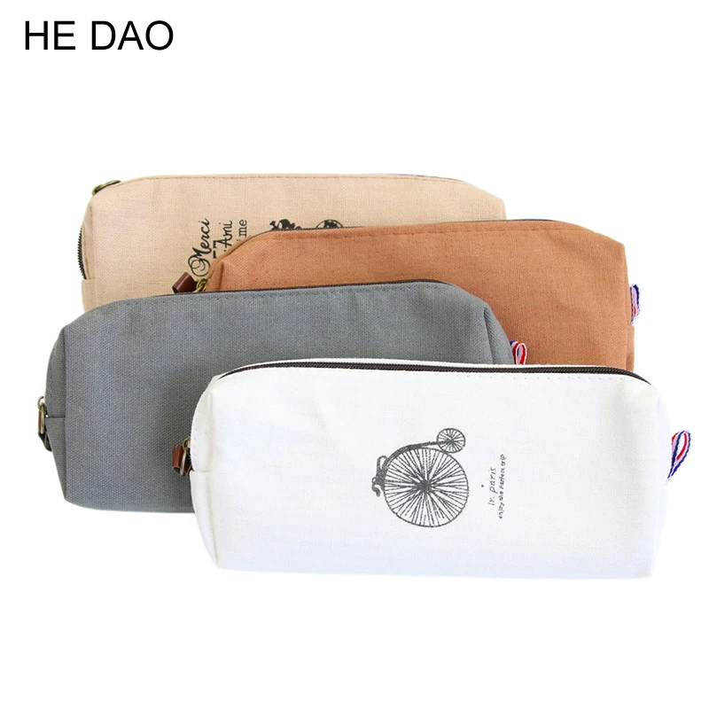 Retro Türme Leinen Bleistift Tasche Studenten Paris Stil Feder mäppchen Briefpapier Material Escolar Büro liefert Neuankömmling