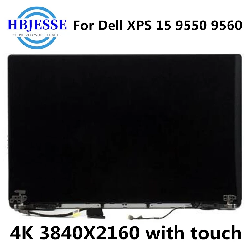 

Original NEW 15.6" For Dell XPS 15 9550 9560 LCD touch screen assembly 3840*2160 4K XPS 9550 9560 display