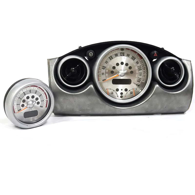 Brand New Carbon Fiber Material Tachometer & Speedmeter Gauge Sticker For Mini Cooper R50 R52 R53 R56 R60  (2 PCS/SET)