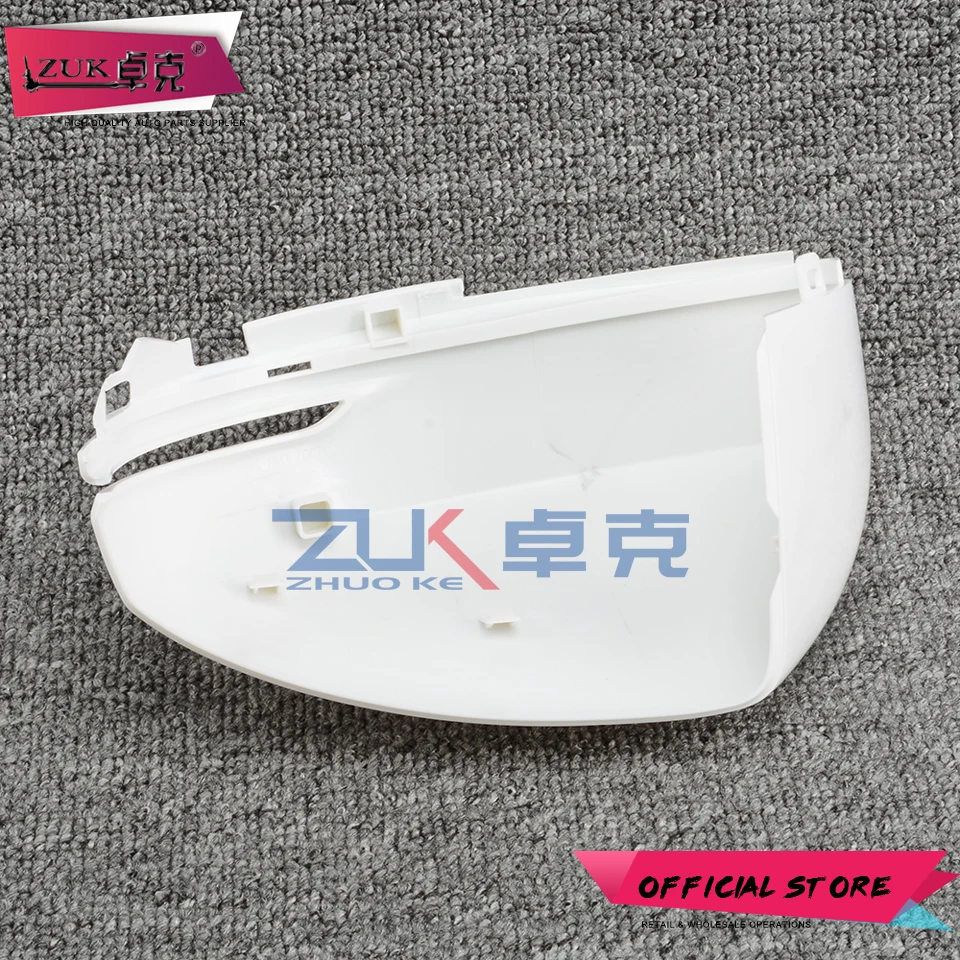 ZUK With Lamp Type Car Exterior Rearview Door Mirror Cover For HONDA FIT JAZZ GK5 2014-2019 CITY GM6 None Painted