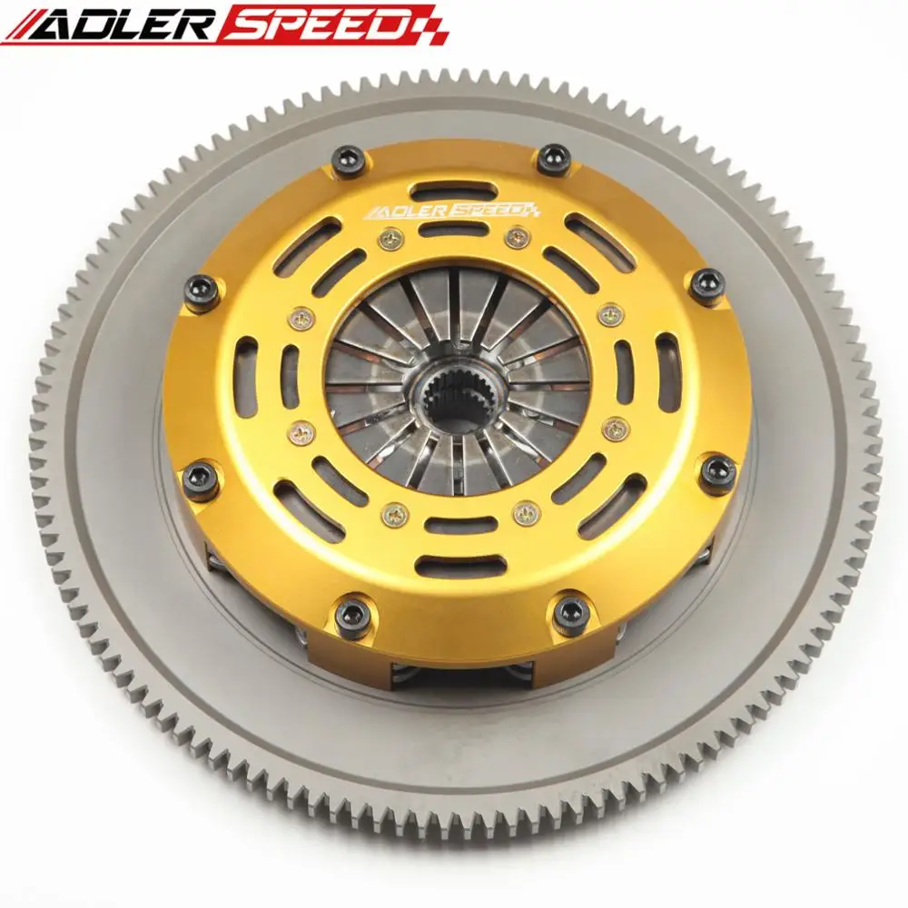 ADLERSPEED Racing Twin Disc Clutch Kit For Subaru WRX STi / Legacy GT Spec B EJ257 2.5L  6-speed