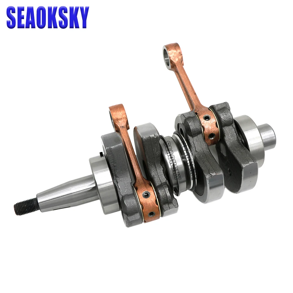 

6B4-11400-00 CRANKSHAFT ASSY for Yamaha 2 Stroke 9.9HP 15HP Outboard Parsun T15D 6B4-11400