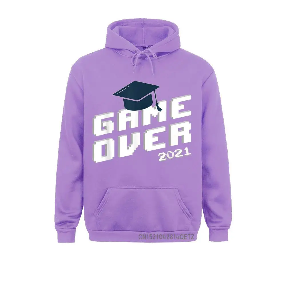 Funny 2021 Graduation Gifts Senior Gamer Game Over Grad Chic Company Hoodies Sweatshirts Casual Long Sleeve Sportswears