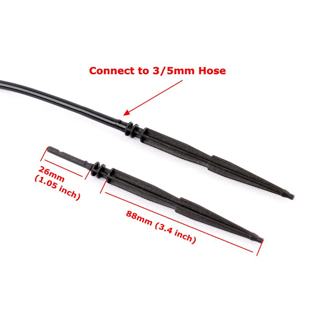 20pcs-pack Drip Arrow Emitter Straight Arrow Flowers Sprinkler Used With 3/5mm,1/8 Inch Hose Drip Irrigation IT145