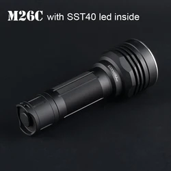 Powerfull Led Flashlight Convoy M26C with SST40 Led Lanterna 26650 Flash Light Camping Fishing Linterna Work Lantern Zaklamp