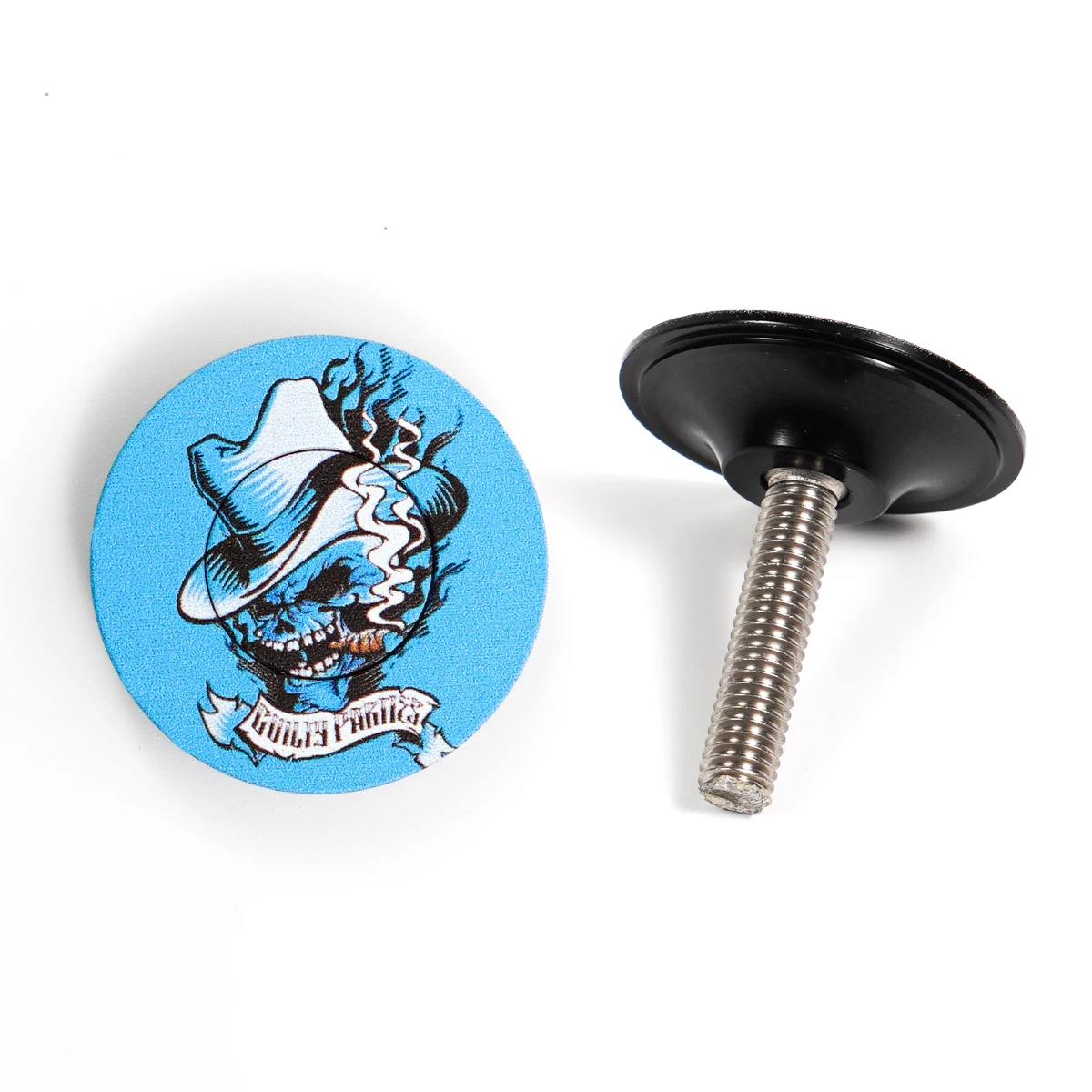 CNC Bike Bowl Cover MTB Road Bicycle pirate model Stem Top Caps Aluminum Alloy Mountian Bike Top Caps Headset Cap Bicycle Parts