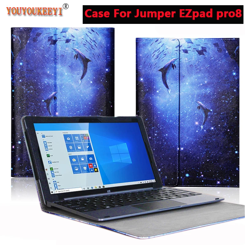 High Quality Stand PU Case For  Jumper Ezpad pro 8 116 inch Tablet 2in 1 Tablet Keyboard Case For JPB11+Gift