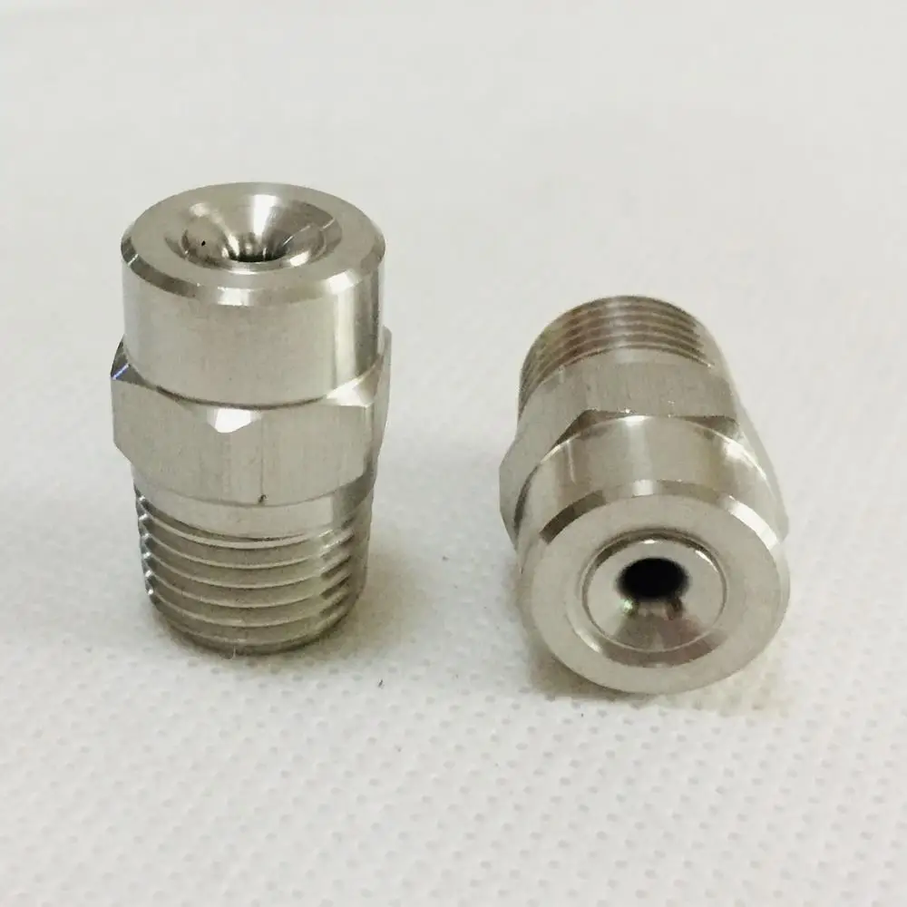 

1 pc 1/8" 1/4" 3/8" 1/2" 3/4" 1" BSPT 304 stainless steel wide angle water jet nozzle full cone spray nozzle