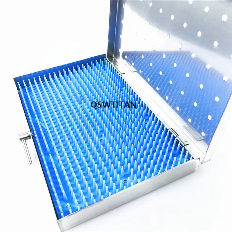 Sterilization Tray Case Stainless Steel Surgical Instrument Middle/Large Size Disinfection Box