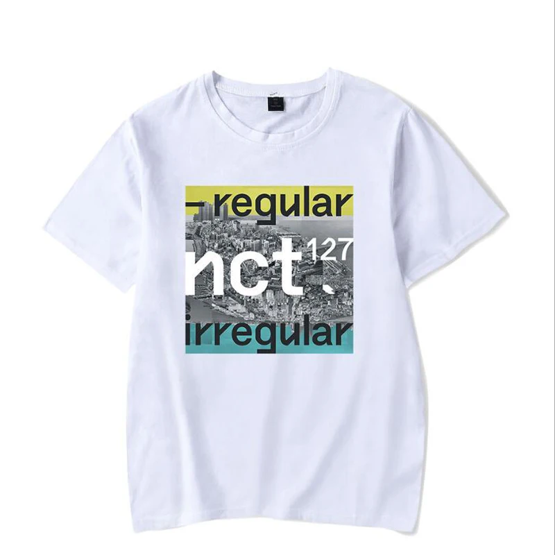 KPOP NCT127 T Shirt Women Men Korean Style NCT 127 DREAM Member Name Print Cotton Short Sleeve Tee Shirt Femme Camiseta Mujer