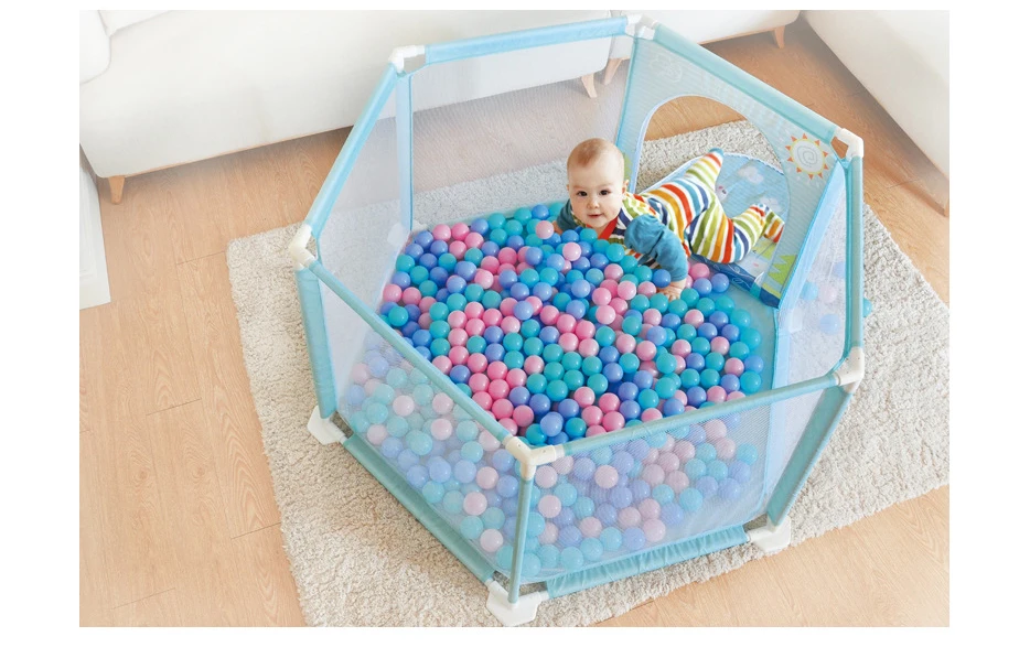 Foam Ballenbak Set met Glijbaan, Trap en 500 Ballen – Veilig en Leuk voor Kinderen | Per Sempre Toys