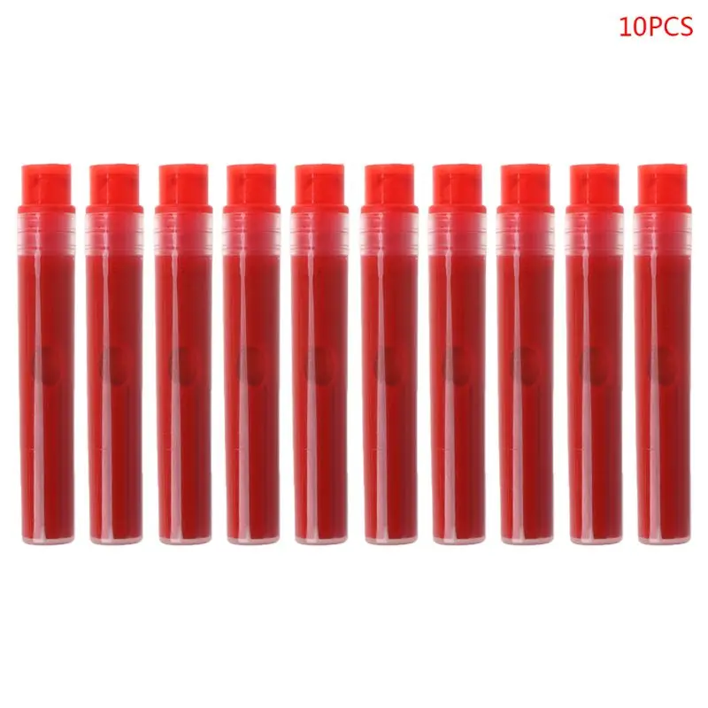 2022 New 10pcs Replacement Refills for Whiteboard Marker Pen White Board Dry-Erase Pens School Supplies Stationery