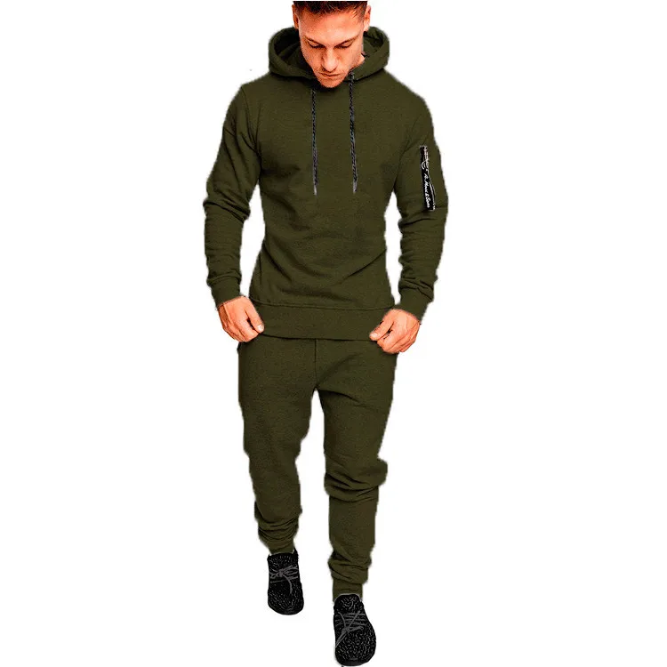 Men\'s Camouflage Cocts Fashion Hoodies+Pants Sets Male Tracksuits Hoombre Sportswear Youth Sport Casual Outwear Suits