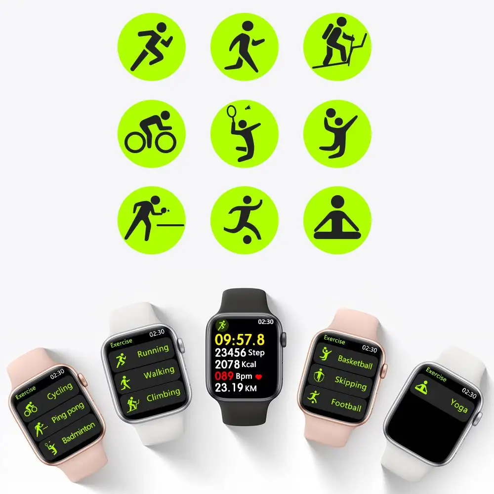 Vai! Originale IWO W27 Pro W37 Pro W27 MAX Smart Watch Serie 7 Uomo Donna Chiamata Bluetooth Ricarica wireless Quadrante personalizzato Smartwatch