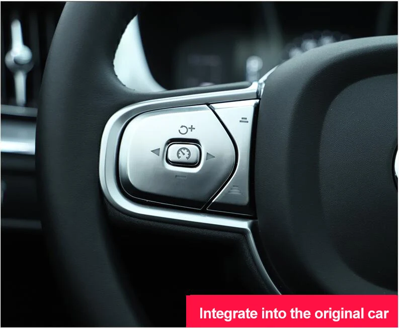 Für Volvo XC90 S90 V90 XC60 S60 V60 Lenkrad Links Rechts Tasten Dekoration Innenraum-Modifikation Autoteile Autoaufkleber – Detail 7
