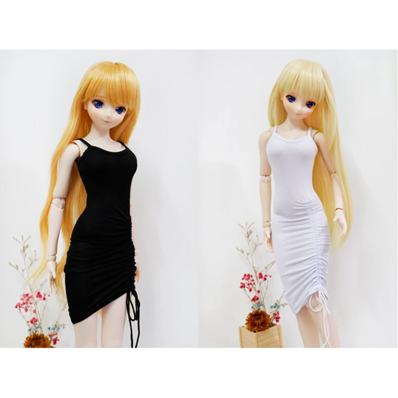 

BJD Black White Dress Lace Outfits Clothing For 1/4 1/3 24” Tall Girl MSD SD13 DK DZ AOD DD Doll Wear