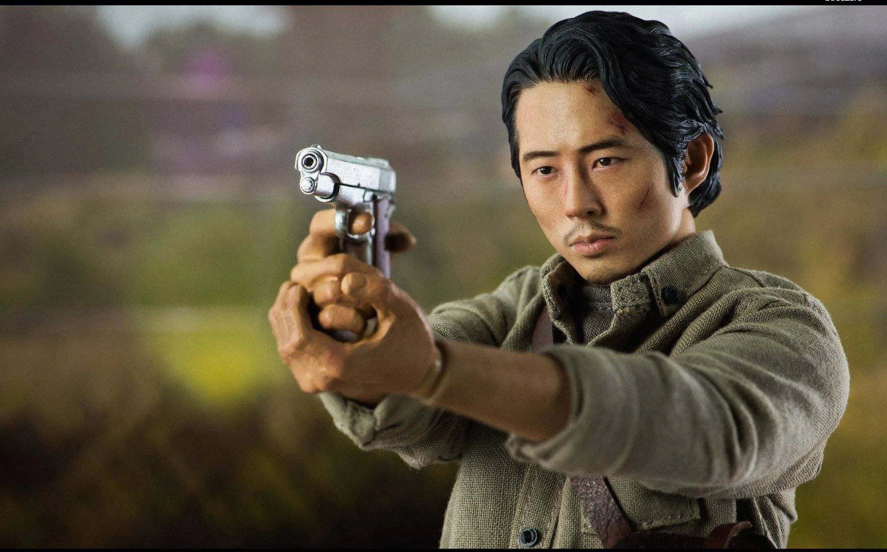 Figure da collezione in scala 1/6 12 "Action Figure Doll Steven Yeun Walking Dead tops modello in plastica giocattoli regalo