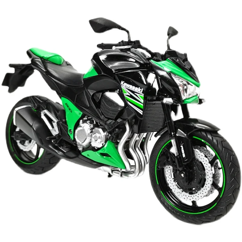 1:12 Kawasaki Z800 Racing Motorcycles Simulation Alloy Motorcycle Model Shock Absorbers Collection Toy Car Kid Gift