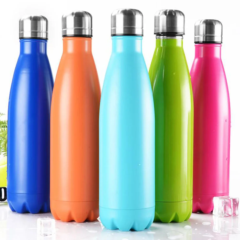 350/500/750/1000ml Double Wall Stainles Steel Water Bottle Sport Thermos Bottle Keep Hot and Cold Insulated Vacuum Flask