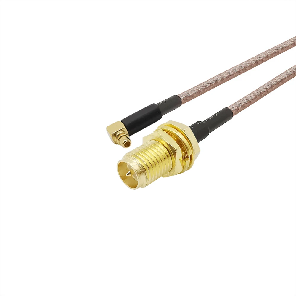 Straight RP SMA Female Plug to MMCX Male RF Coaxial Antenna Connector 15CM for Panda RC VT5804/VT5804PRO/VT5804V2 RC Drone