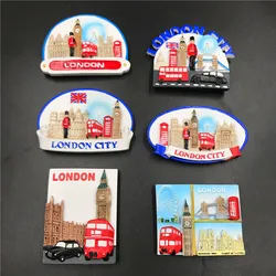 Resin magnetic creative 3d World tourism souvenirs fridge magnets refrigerator souvenirs from London England collection gifts