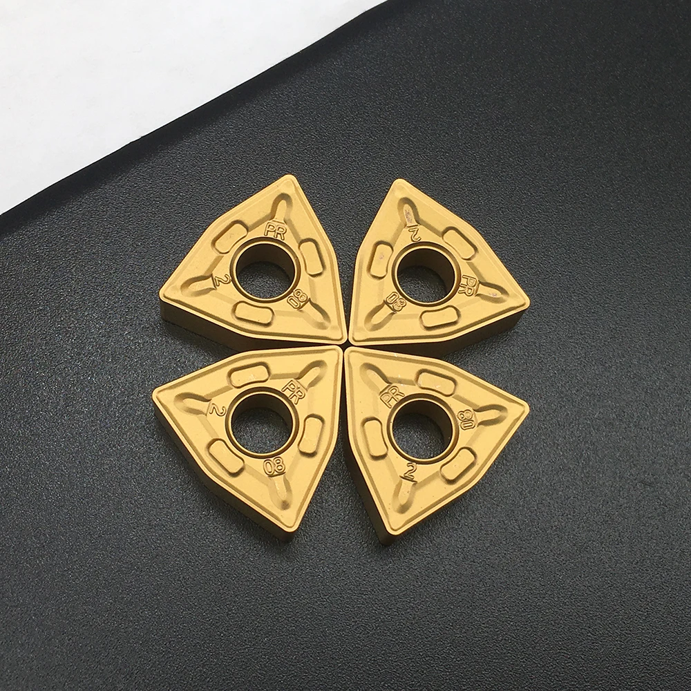 10PCS WNMG080408 PR FT4025 Accesorios De Torneria สำหรับเครื่องมือแทรกคาร์ไบด์เครื่องมืออุปกรณ์เสริมชิ้นส่วนเหล็ก