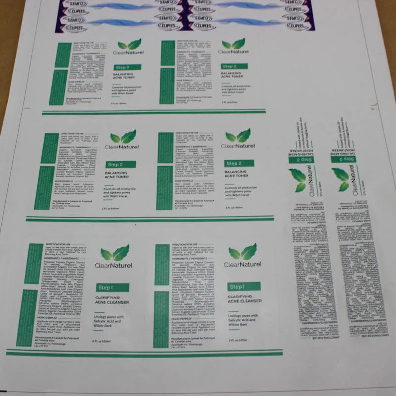 Cheap customized medicine label sticker packaging,permanent strong adhesive printing medicine bottle label