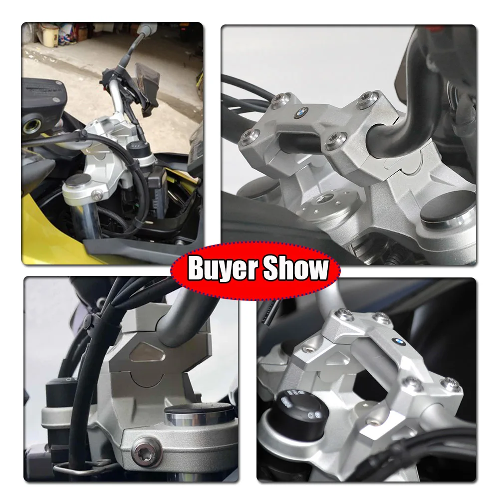 F750GS F750 GS 2018 2019 2020 Motorcycle Handlebar Risers Clamp Height Up Backward Extend Adapters for BMW F750GS handle bar