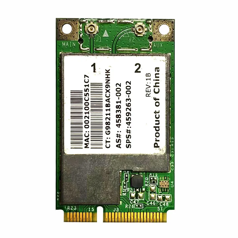 BroadCom BCM94312MCG BCM4312 459263-001 Mini PCI-E Wireless Lan WLAN Wifi  Card 802.11 ABG 54M