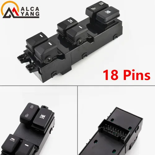 Imagen 2 del producto Nuevo botón de interruptor de Control de ventana principal de energía eléctrica para Kia Morning Kia Picanto TA 2011-2017 93570-1Y200